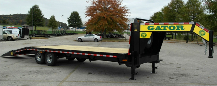Gooseneck flat bed trailer for sale14k  Madison County, Kentucky